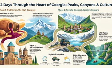 12-Day Private Journey: Caucasus Peaks & Western Georgia